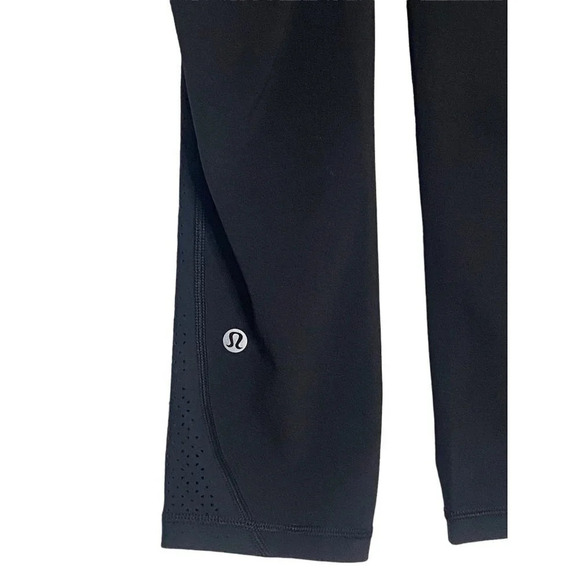 Lululemon Ready To Race Crop *21" Black-sz 4 - Picture 6 of 10